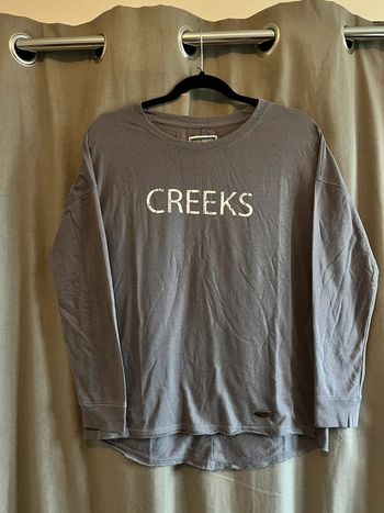 sweat-shirt gris creeks taille s