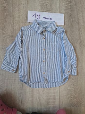 Chemise manches longues