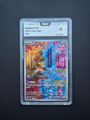 Carte Pokémon Vivaldaim / Deerling 073/71 - Sv5m Cyber Judge - PCA 10