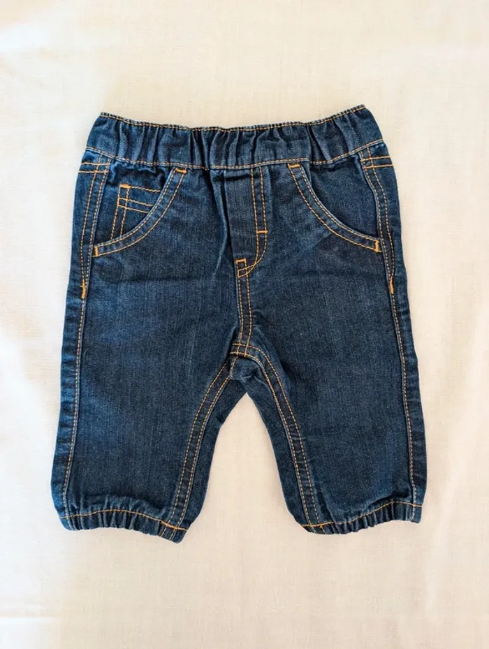 Lot de deux jeans bébé - photo numéro 5