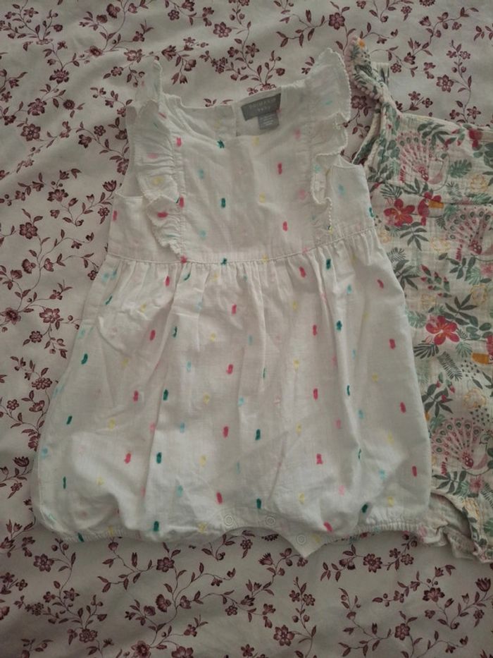 2 combi shorts fille 86cm - photo numéro 2