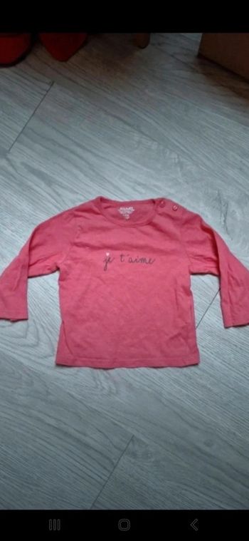 T-shirt Kiabi 12mois 74cm 👻