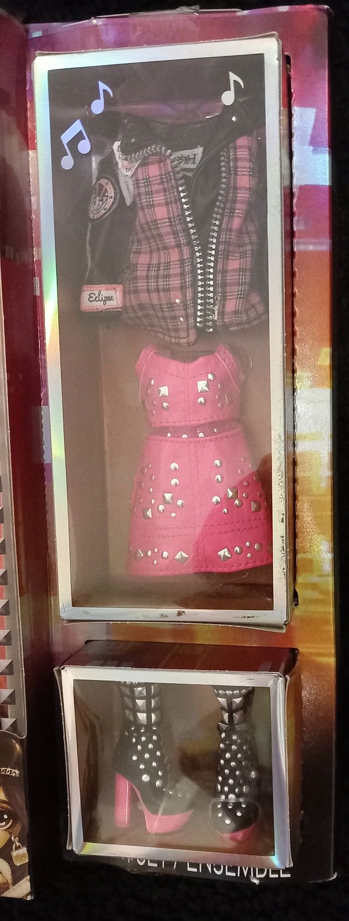 Poupée rainbow high Shadow high Mara Pinkett rainbow vision neon - photo numéro 3