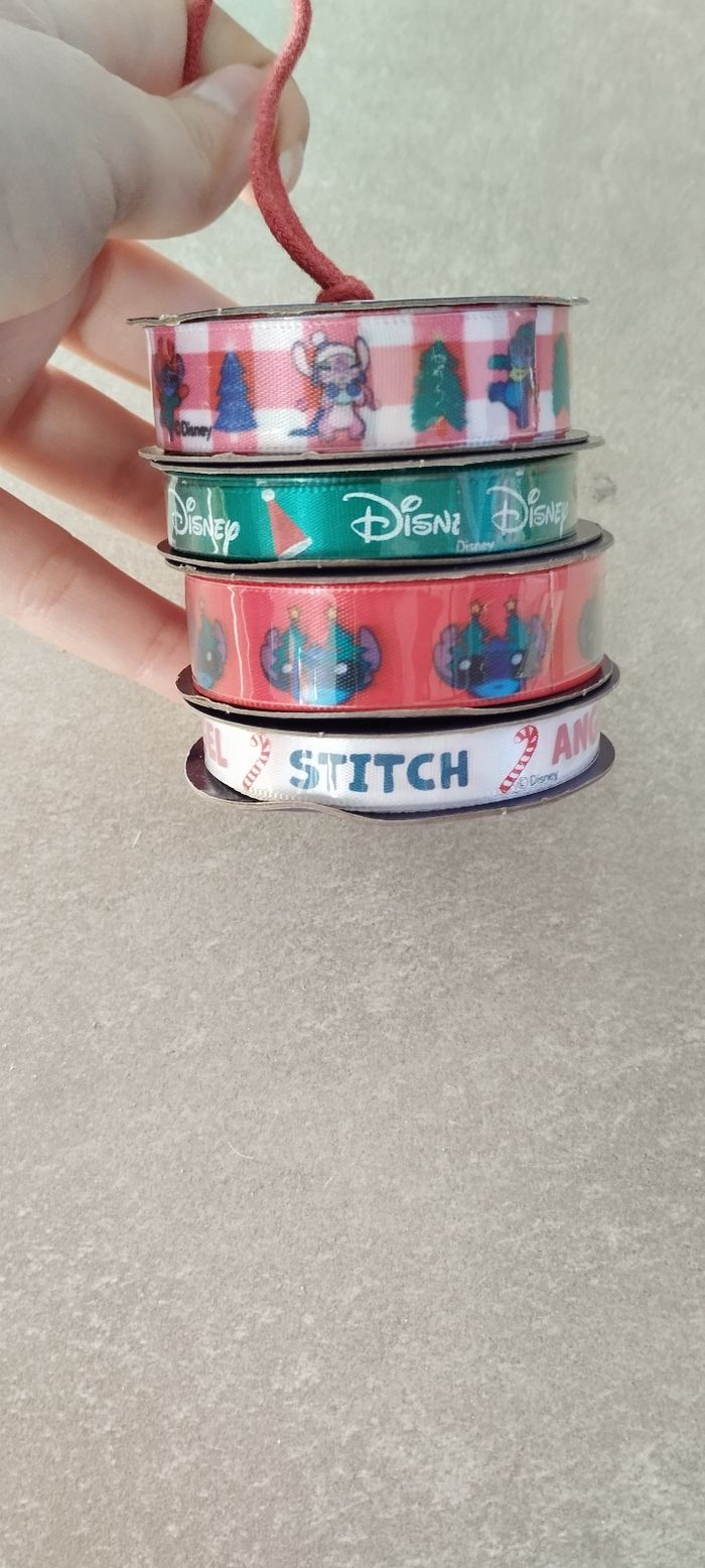 Rubans de Noël Stitch Disney neuf - photo numéro 2