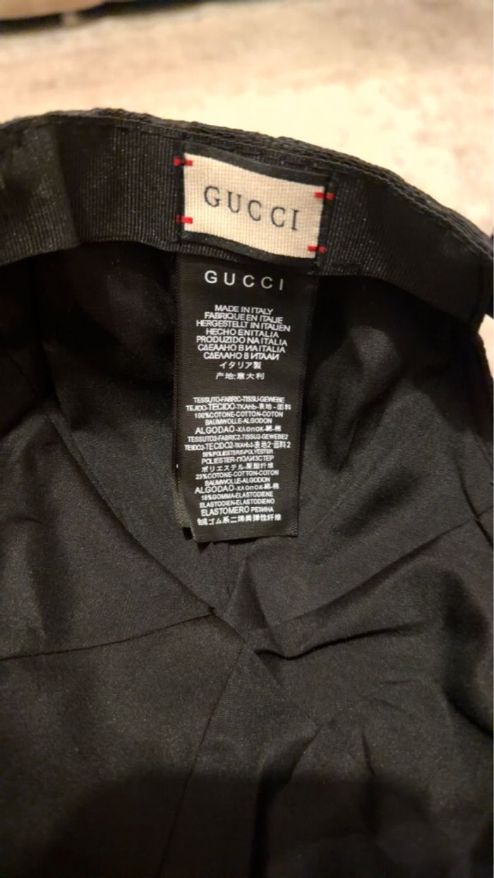 Casquette Gucci - photo numéro 4