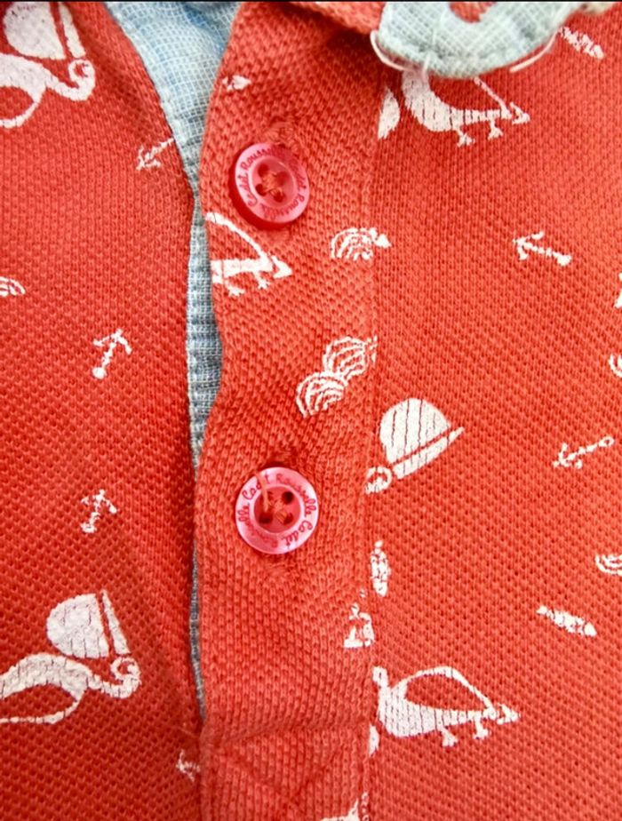 Polo et short Cadet Rousselle Paris 2ans - photo numéro 3