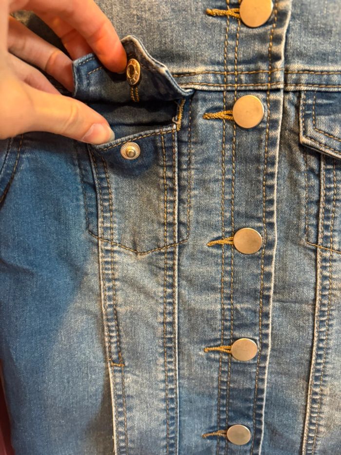 Blouson veste en jean Tissaia 6/7 ans - photo numéro 4