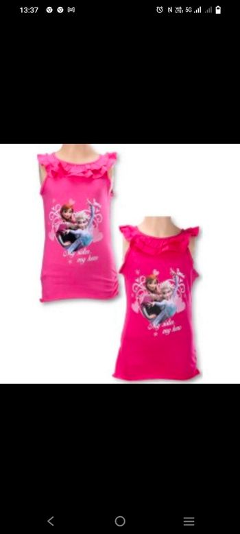 T-shirt reine des neiges