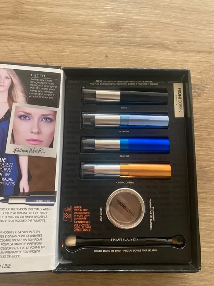 coffret frontcover neuf eyeshadow eyeliners - photo numéro 4