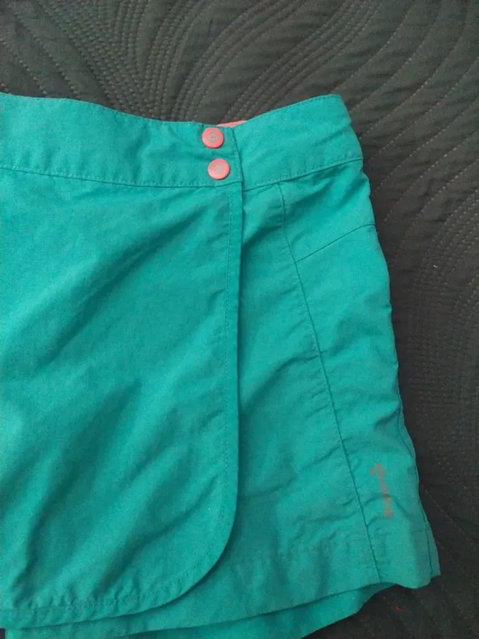 Jupe short bleu quechua 8 ans - photo numéro 4