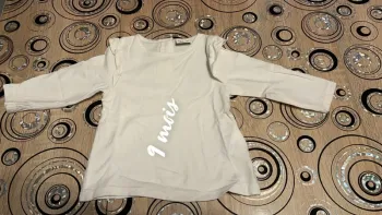 Pull blanc kiabi