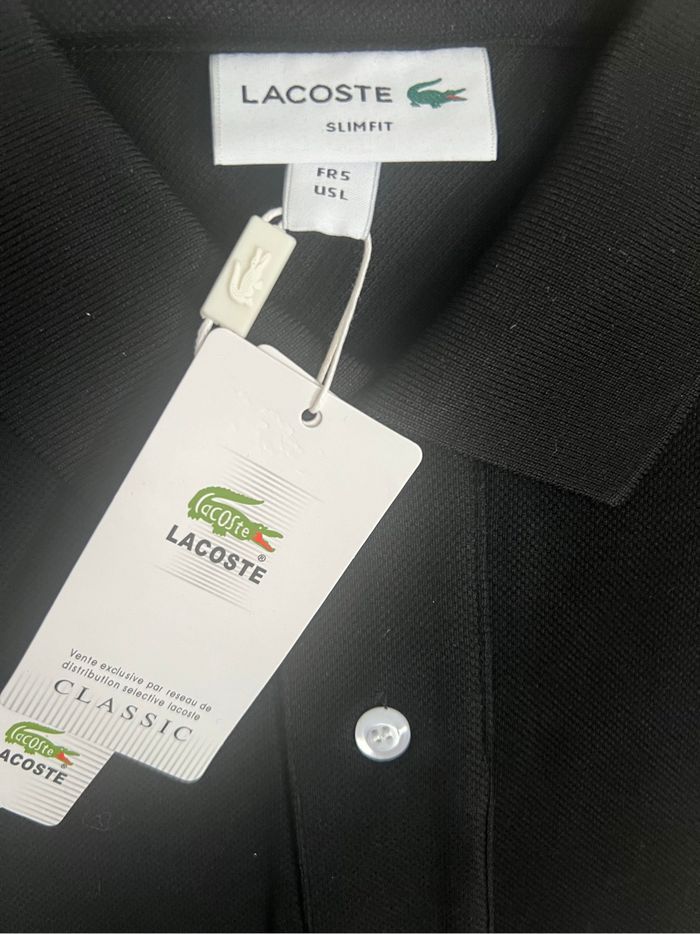 Polo Lacoste noir - photo numéro 4