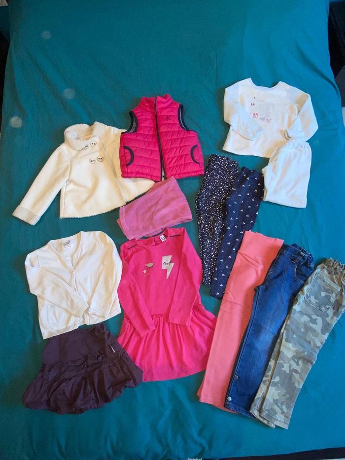Vends lot de vêtements fille 3 ans hiver
