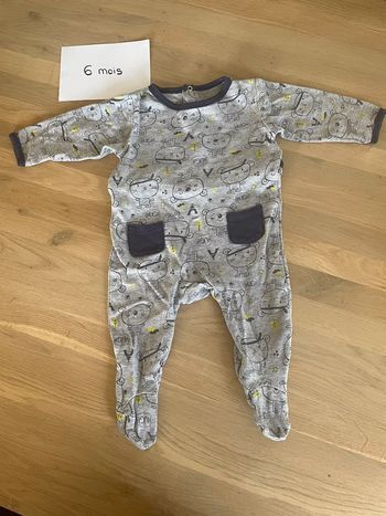 Pyjama garçon Pat et Ripaton 6 mois