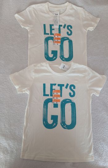 Lot de 2 Tee-shirts neufs 6 ans