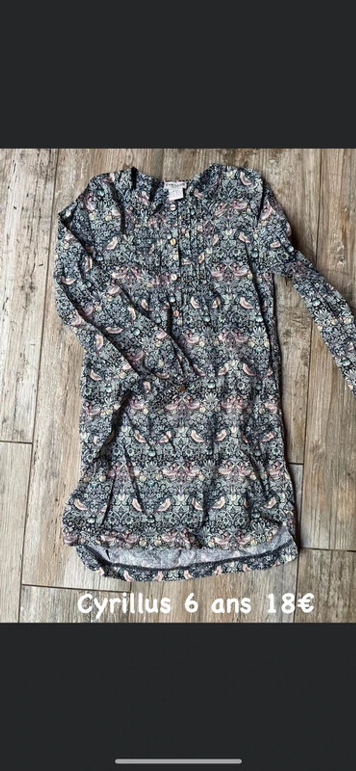 Robe Cyrillus 6 ans en Liberty