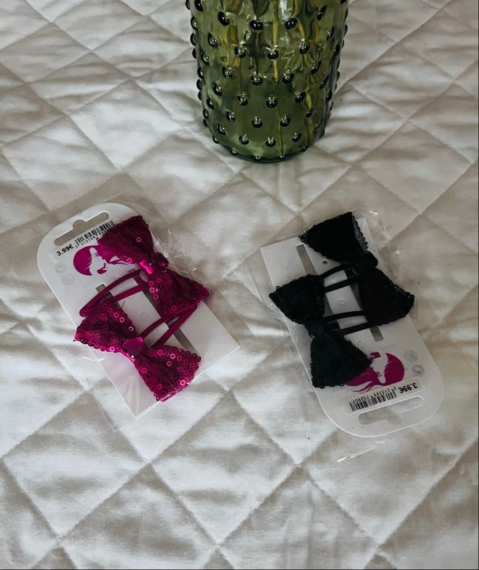 Lot de Pinces cheveux noeuds 🎀 neufs