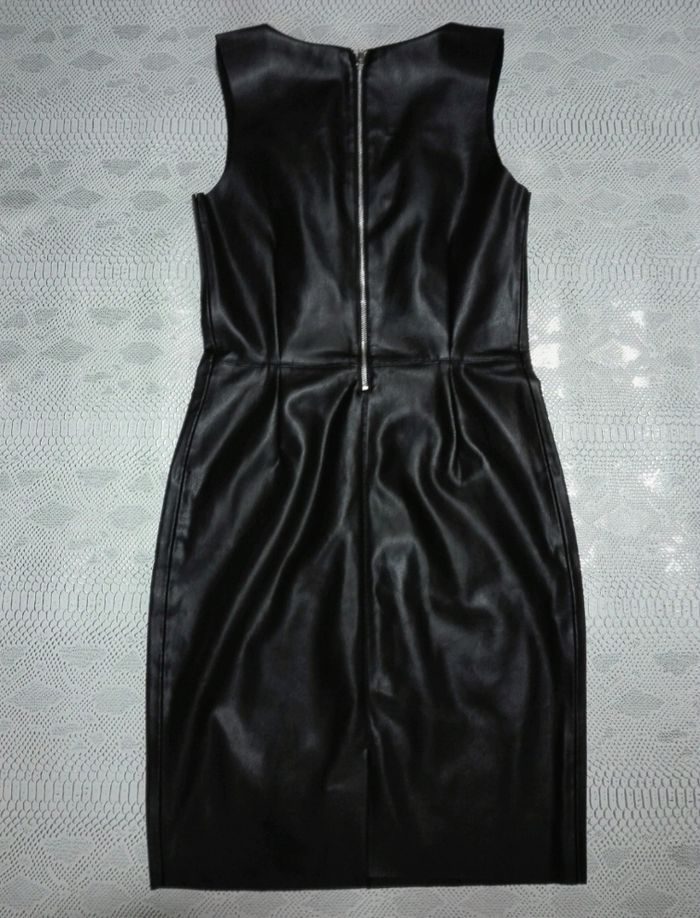 Robe simili cuir noir Kiabi T36 - photo numéro 2