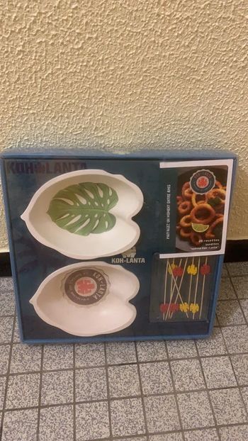 Coffret koh lanta livre recettes et plats