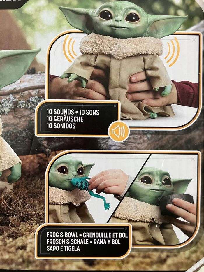 Figurine parlante, Bébé Yoda avec accessoires (Starwars) - photo numéro 3