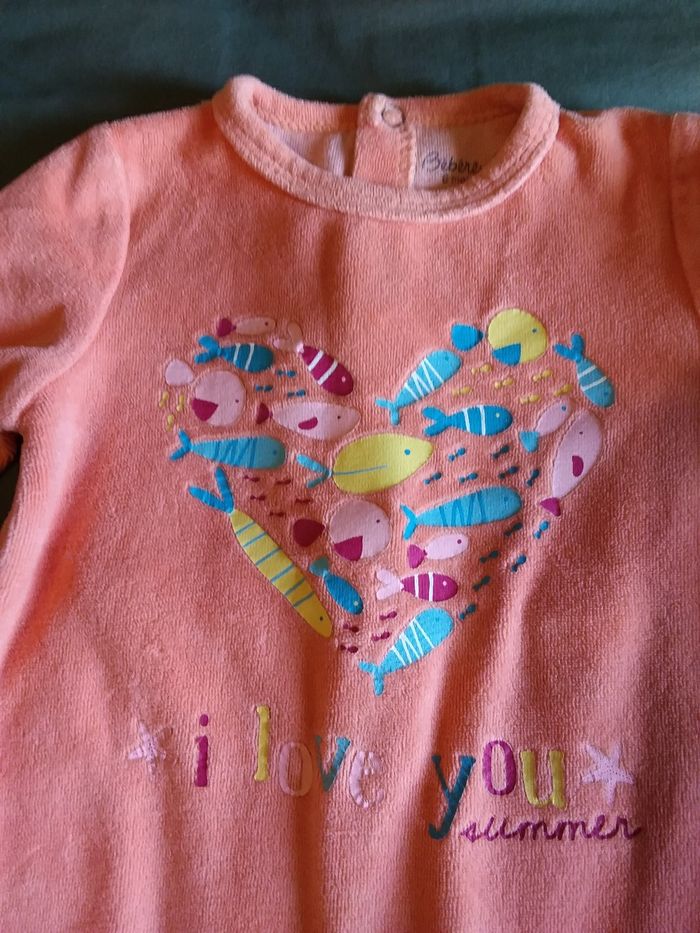 2 grenouillères  en taille 6 mois - photo numéro 3