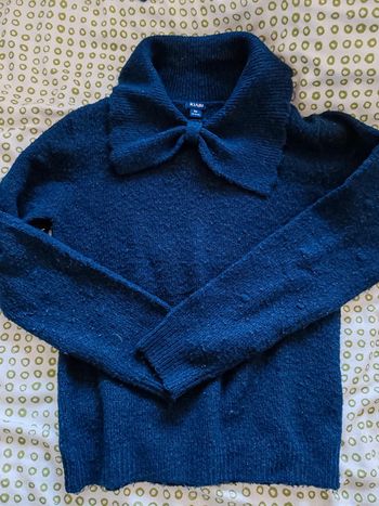 pull en maille marine 8 ans