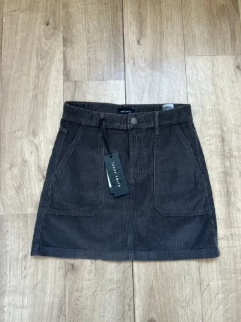 Jupe Teddy Smith velour kaki j-Léna 12ans