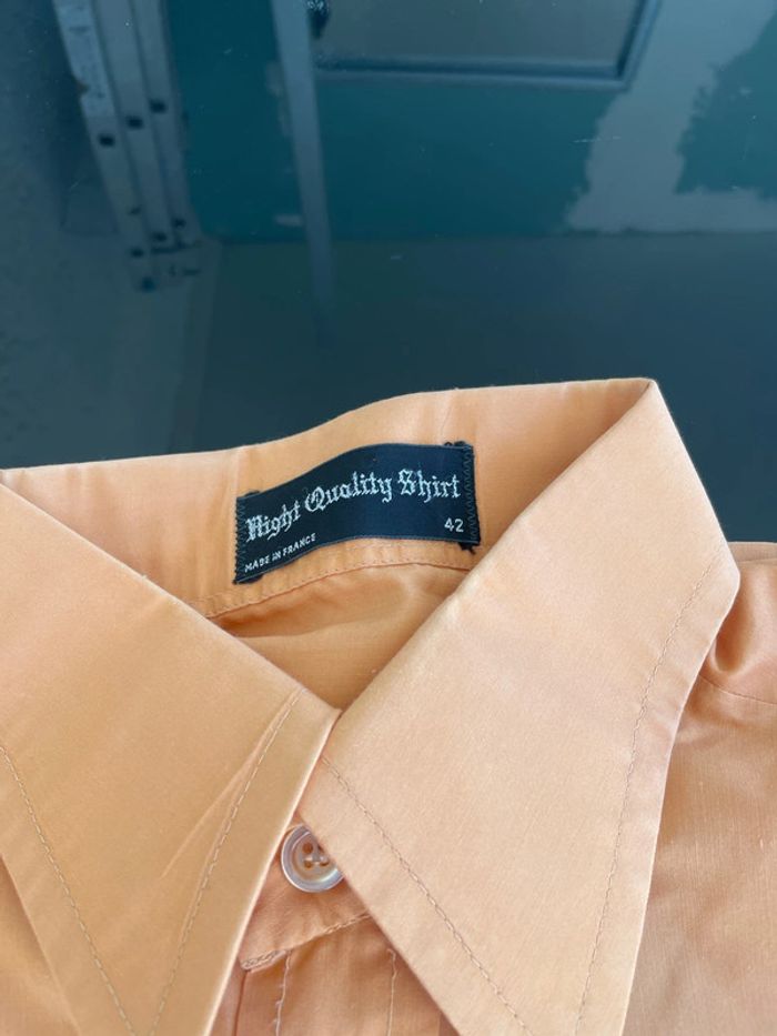 Chemise orange en taille 42 de la marque High quality shirt - photo numéro 2