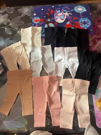 Lots leggings fille 1 mois 