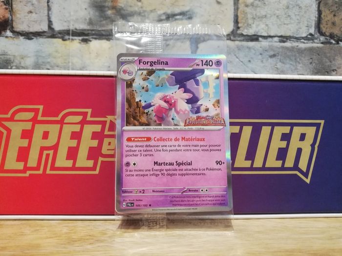 Carte Pokemon Forgelina Stamped Évolution à Paldea