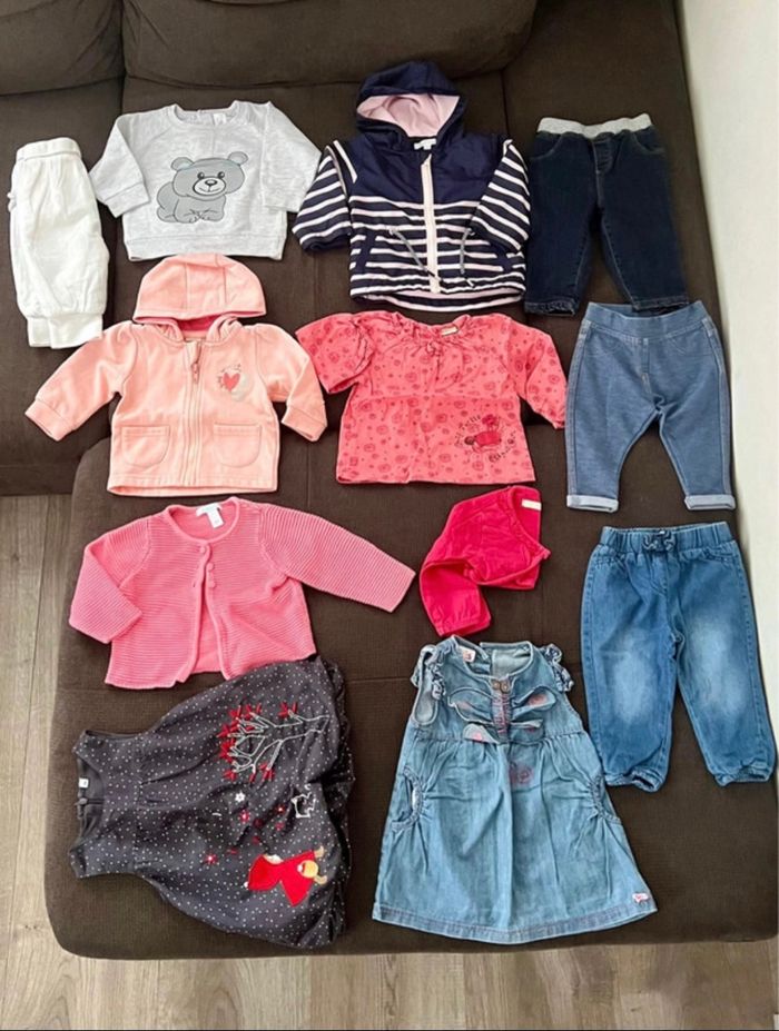 Lot de vêtements hiver fille 6 mois - photo numéro 2