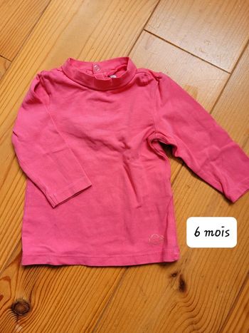 Tee shirt manches longues (6 mois)