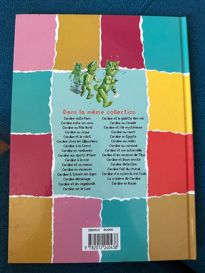 Livre Caroline et extraterrestres Pouf Pierre Probst Hachette Jeunesse album multicolore couleurs - photo numéro 2