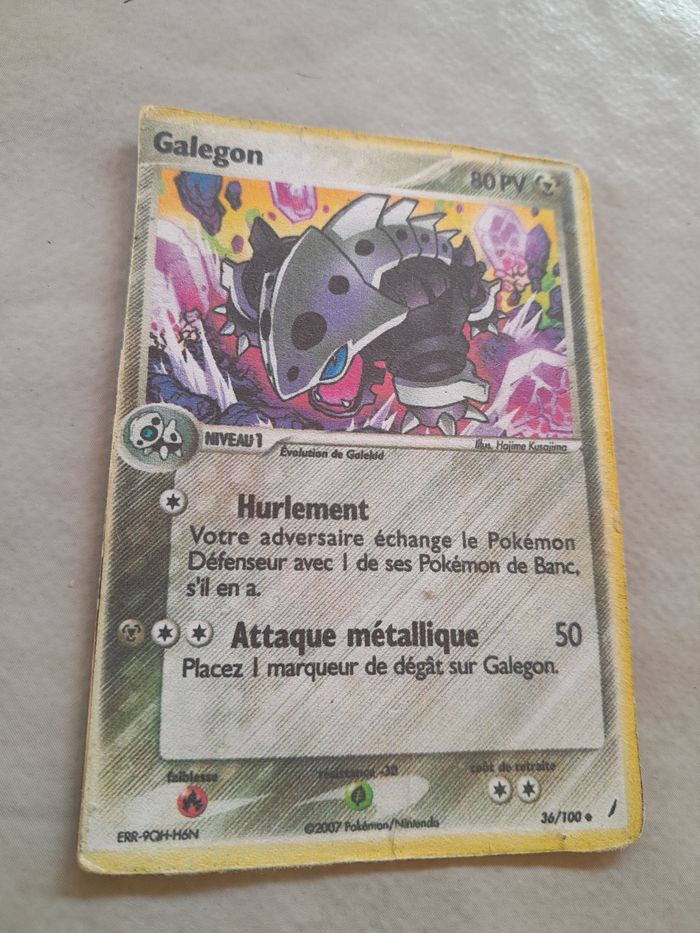 Carte pokemon  galegon
