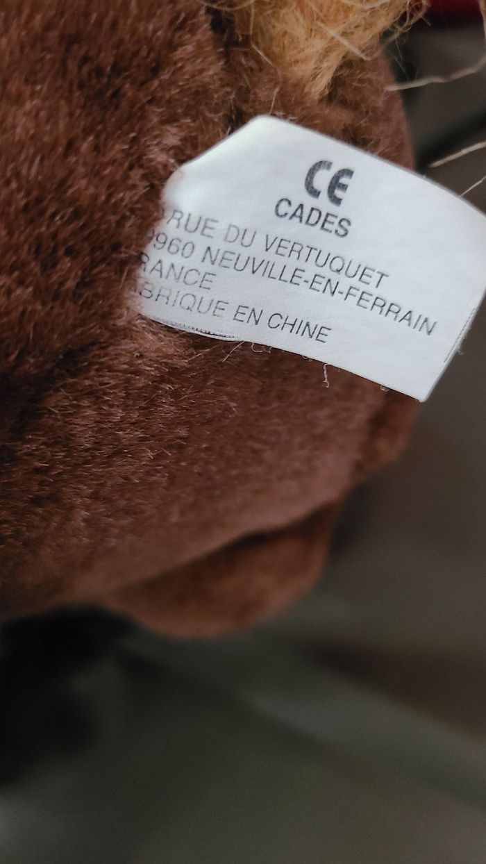 PELUCHE TIRELIRE : OUVERTURE AU NIVEAU DE LA BOUCHE DU PONEY ET POCHE AVEC FERMETURE au niveau du ve - photo numéro 4