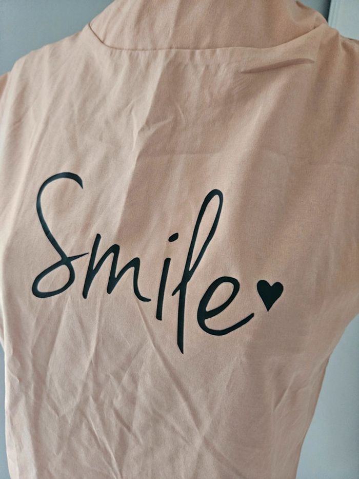 T-shirt femme S/M smile coul - photo numéro 4