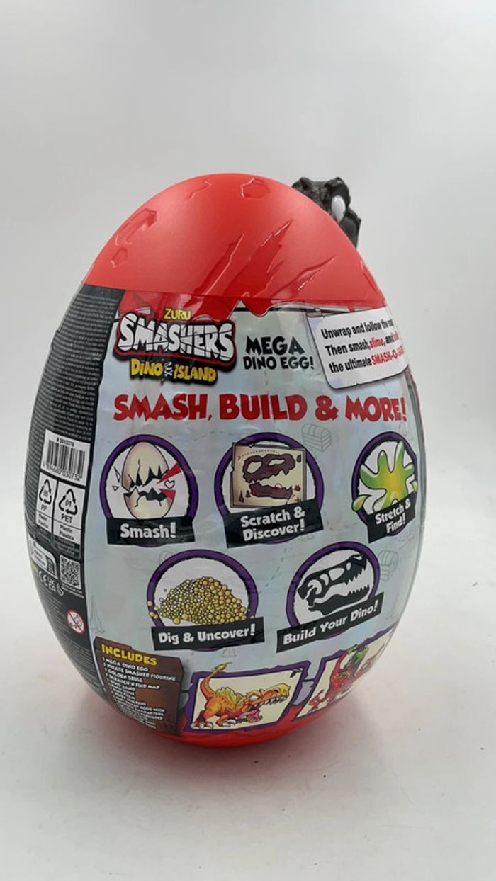 Zuru Smashers Mega Dino Egg Dino Island 25 surprises neuf - photo numéro 2