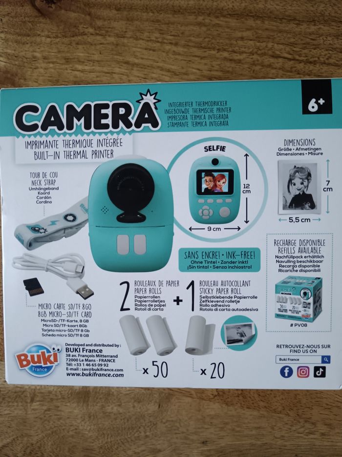 Appareil photo imprimante Buki - photo numéro 3