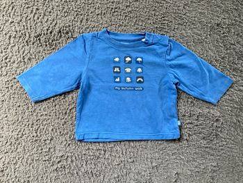 Teeshirt ML bleu 6 mois
