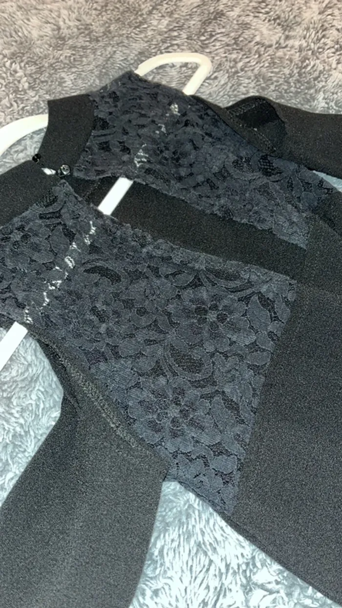 Robe noir épaule ouverte - photo numéro 3