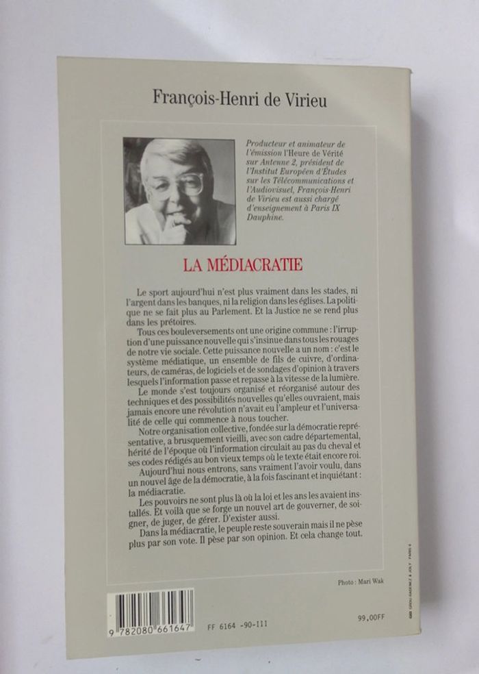 François-Henri de Virieu - La médiacratie - photo numéro 2