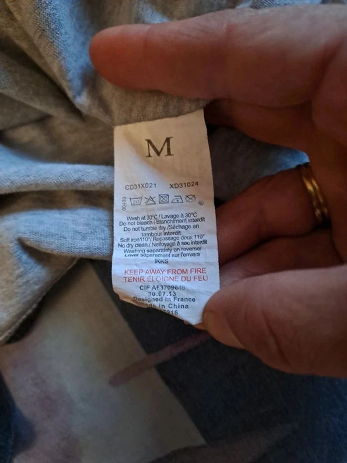 Robe débardeur coton ikks grise t.M - photo numéro 7