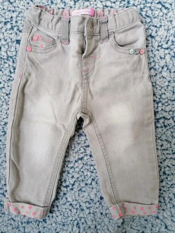 Jeans fille taille 6 mois