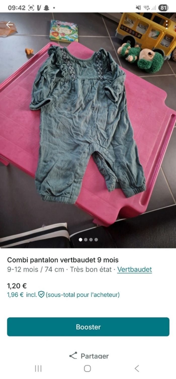 Lot vêtement + jouets Vtech - photo numéro 3