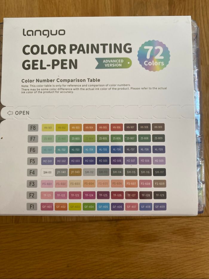 Set organisateur de 72 Stylos Gel Languo Neufs - photo numéro 4