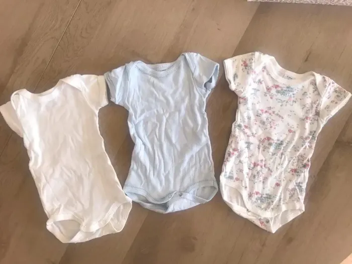 Lot de 6 bodies manches courtes Petit Bateau 3 mois - photo numéro 2