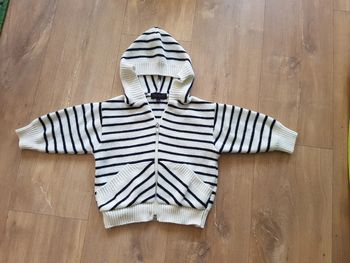 Pull marinière en laine de Mérinos