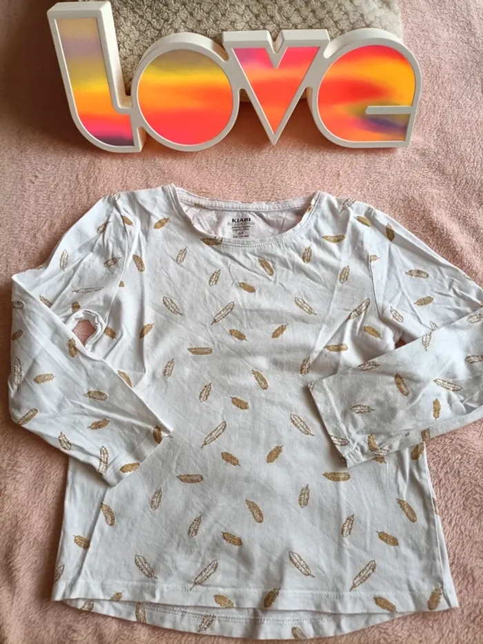 Lot t-shirt ML 6 ans fille - photo numéro 2