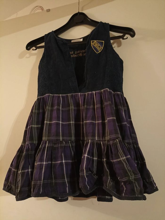 Robe hiver double volants 10ans