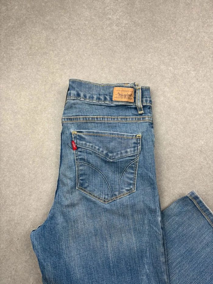 Jean pantalon coupe droite levis bleu 10 ans - photo numéro 2